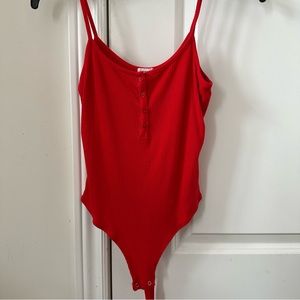 Garage Red Bodysuit